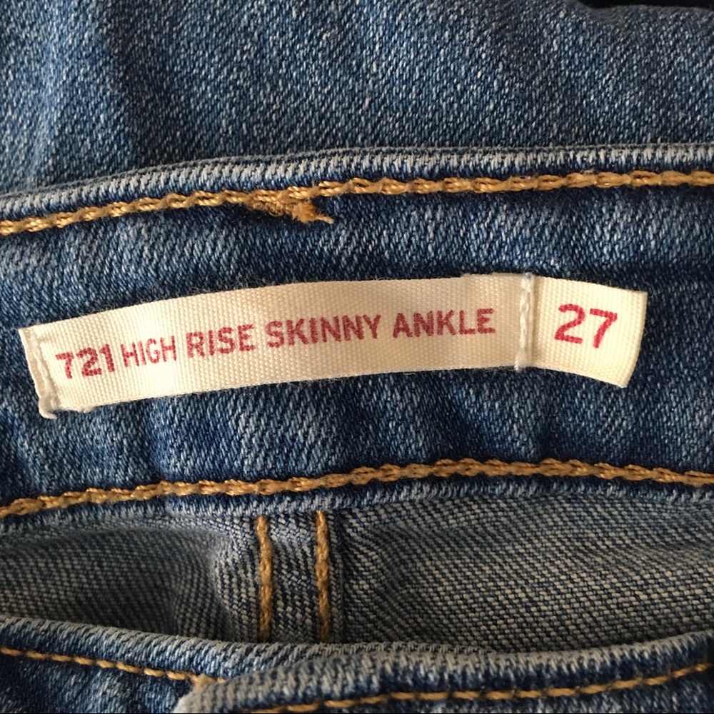 Levi’s 721 High Rise Skinny Ankle - Picture 9 of 10